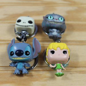 Lot of 4_Funko Pop Keychains_Disney_Assorted Characters_1.5" Tall